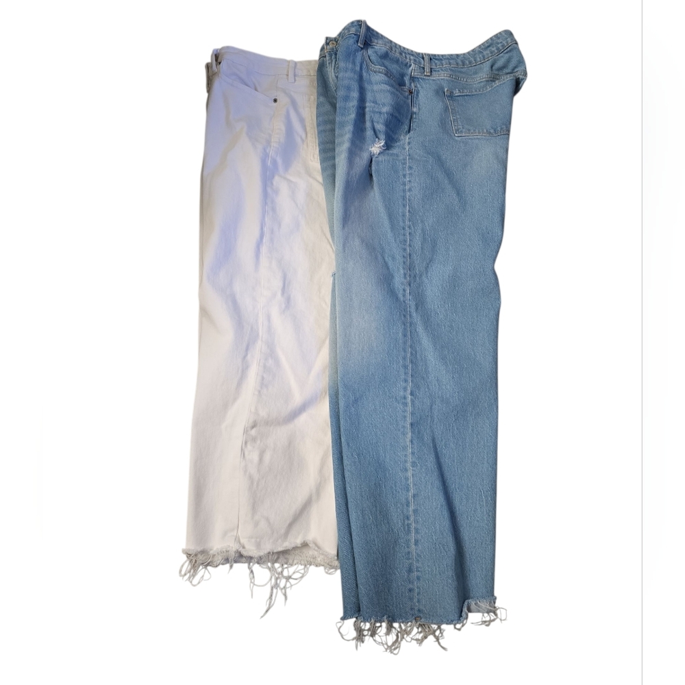 Old Navy Women's White Ankle & Cropped Jeans